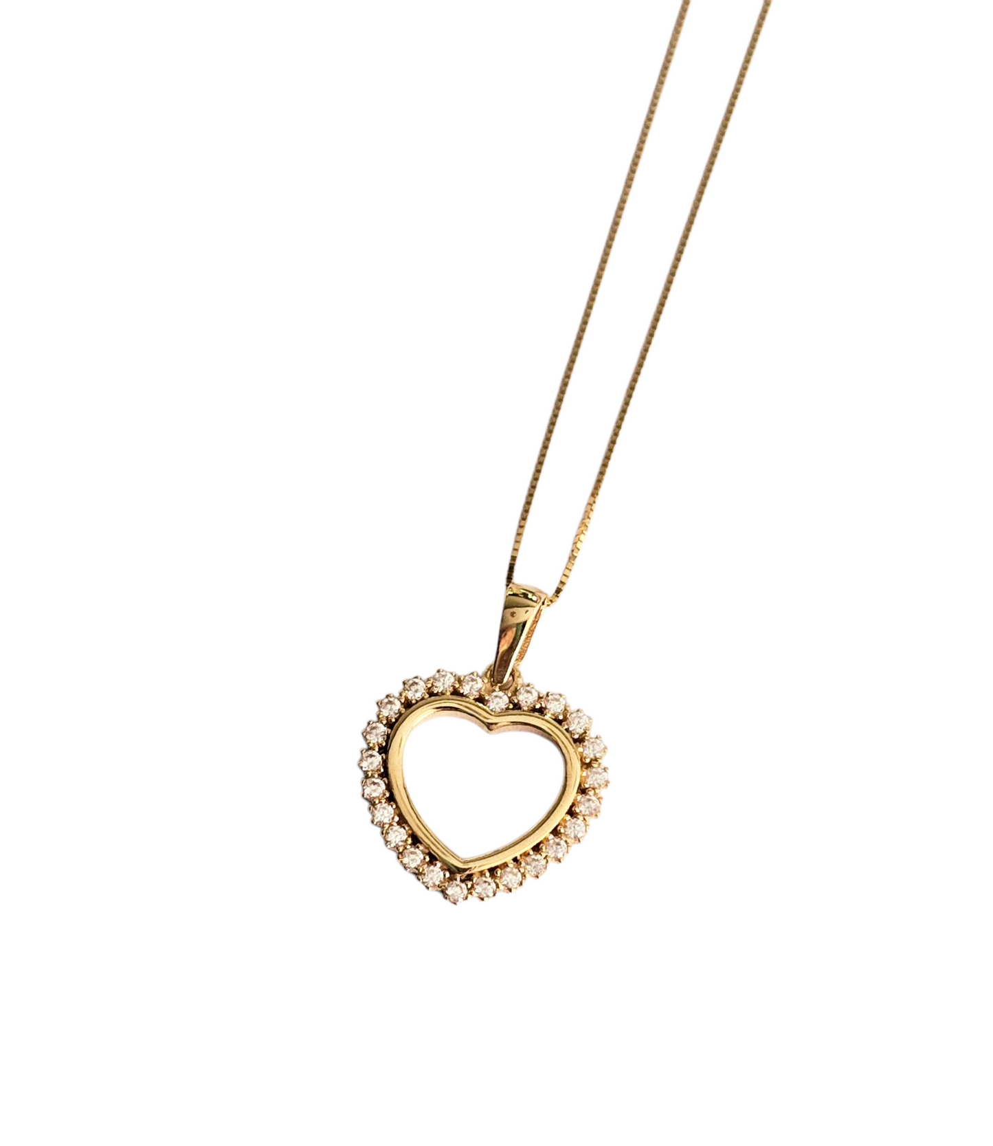 Collar Oro Amarillo 18 Kilates Corazón Sofía