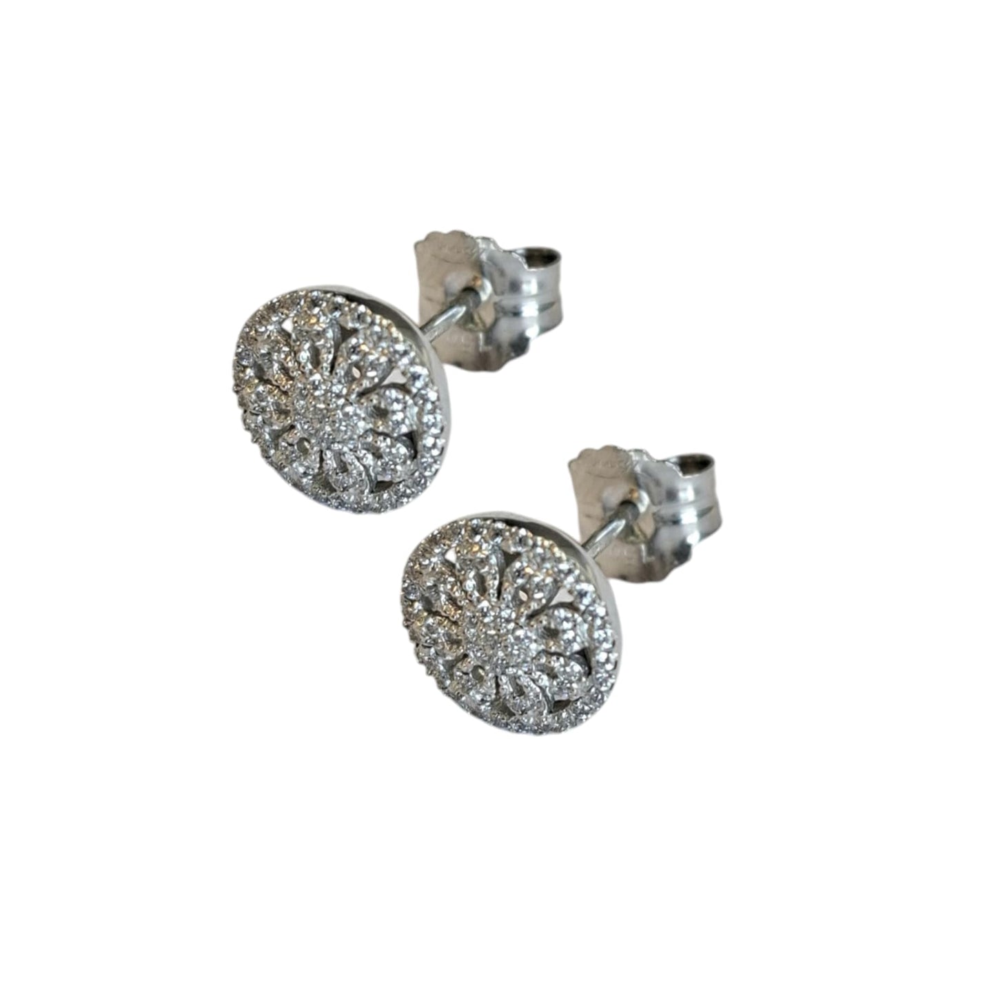 Aro Oro Blanco con Diamantes