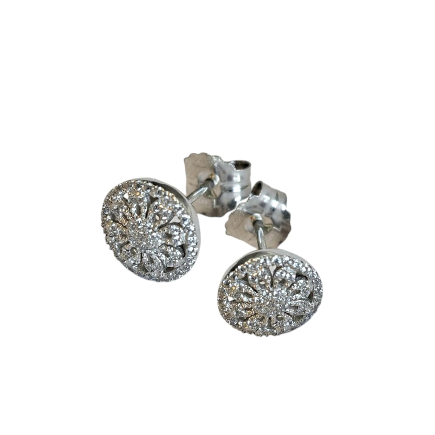 Aro Oro Blanco con Diamantes