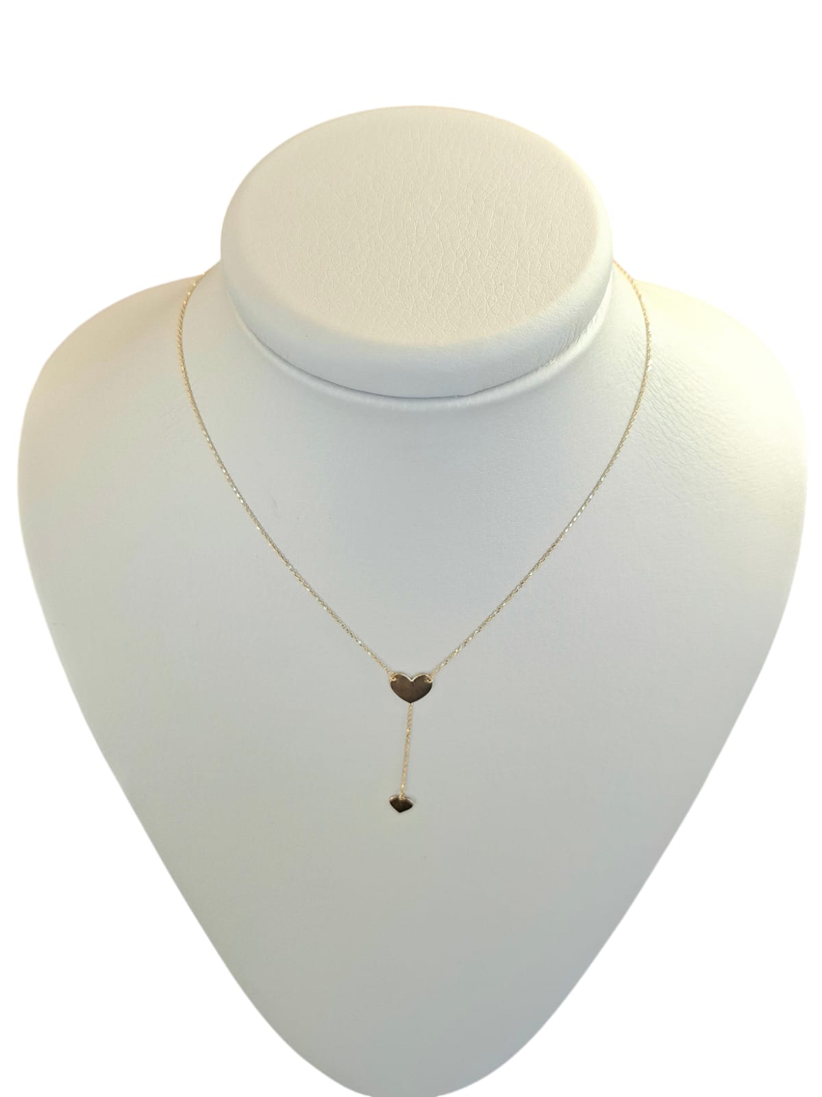 Collar Oro Doble Corazón