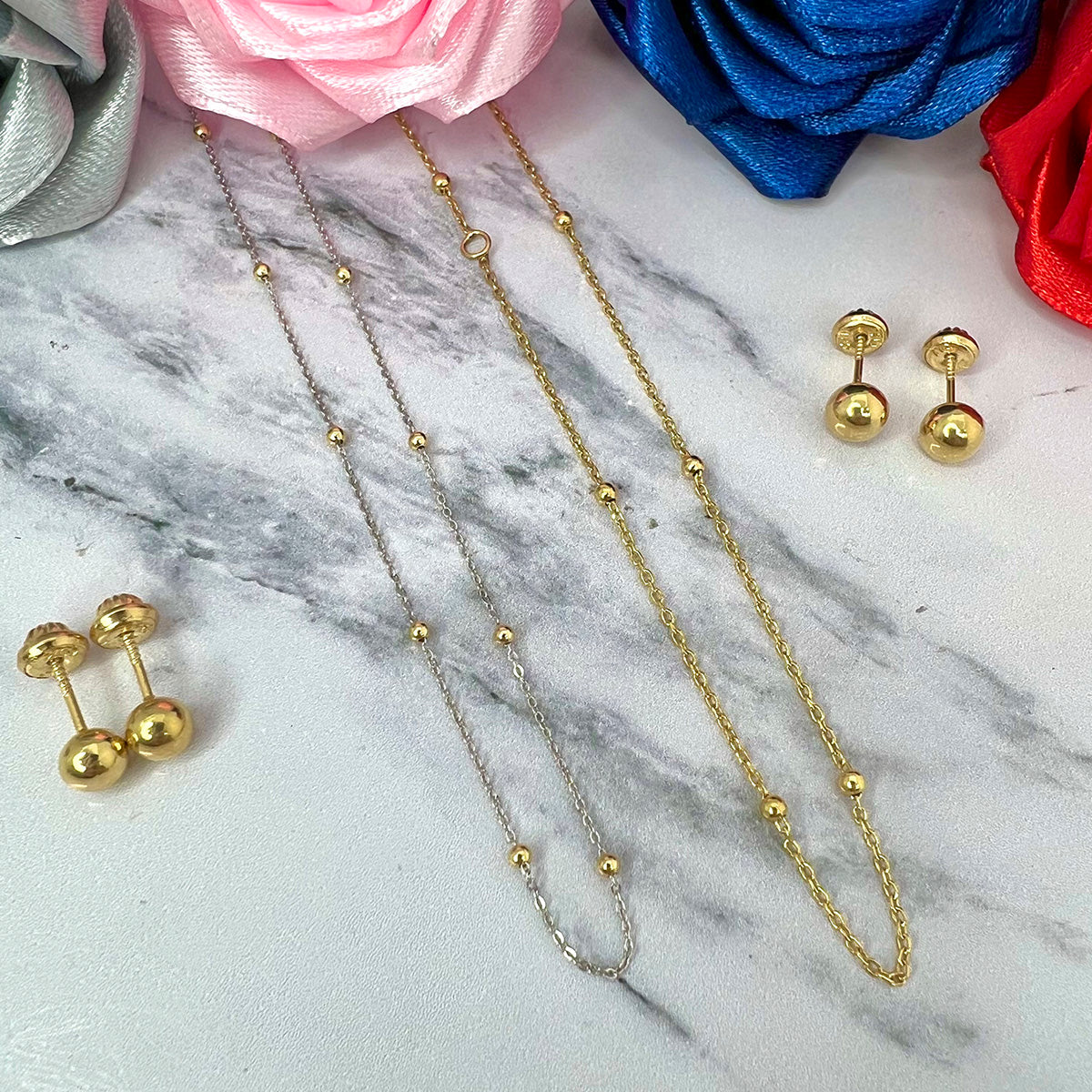 Aros oro amarillo
