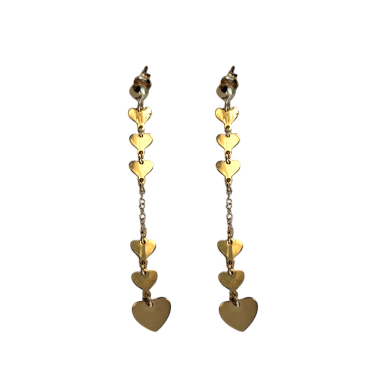 Aro en Oro Amarillo Italiano 18 Kilates Cupido Corazones