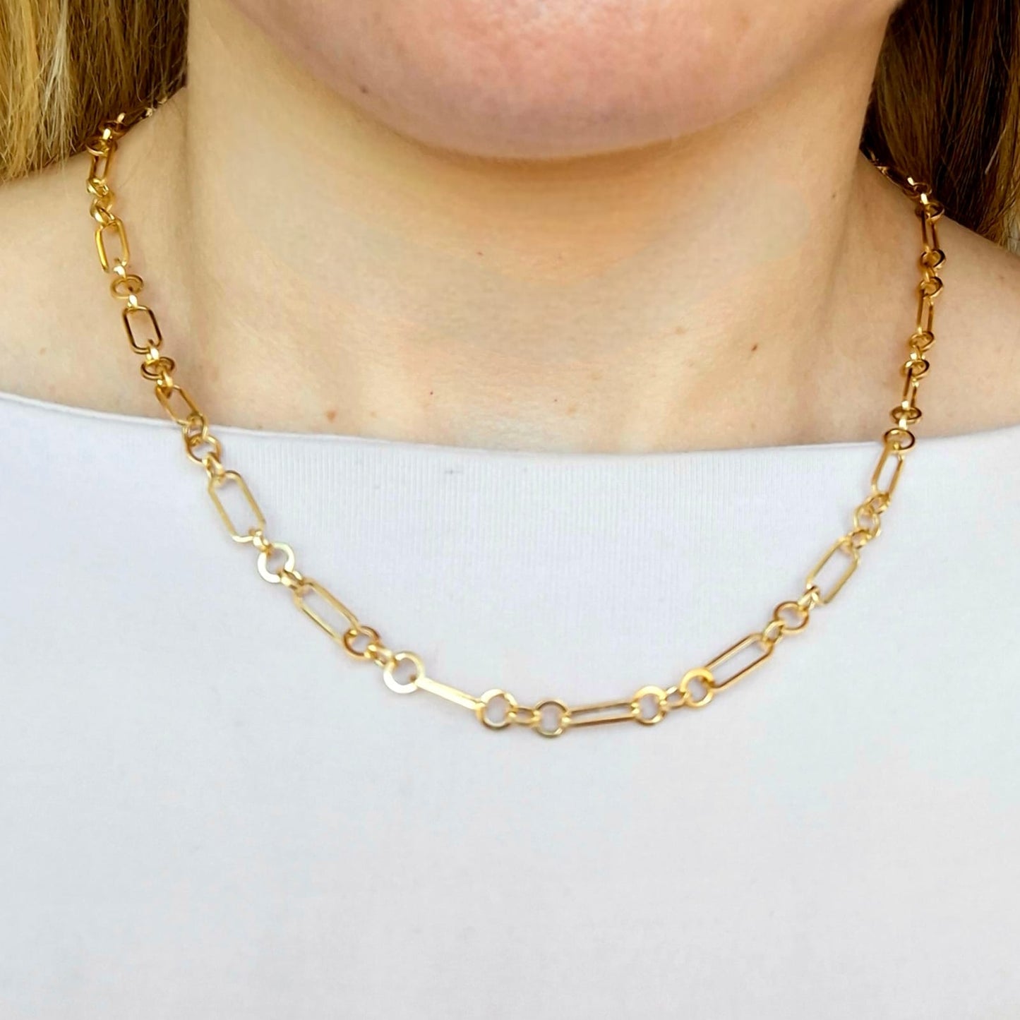 Collar oro Cadena