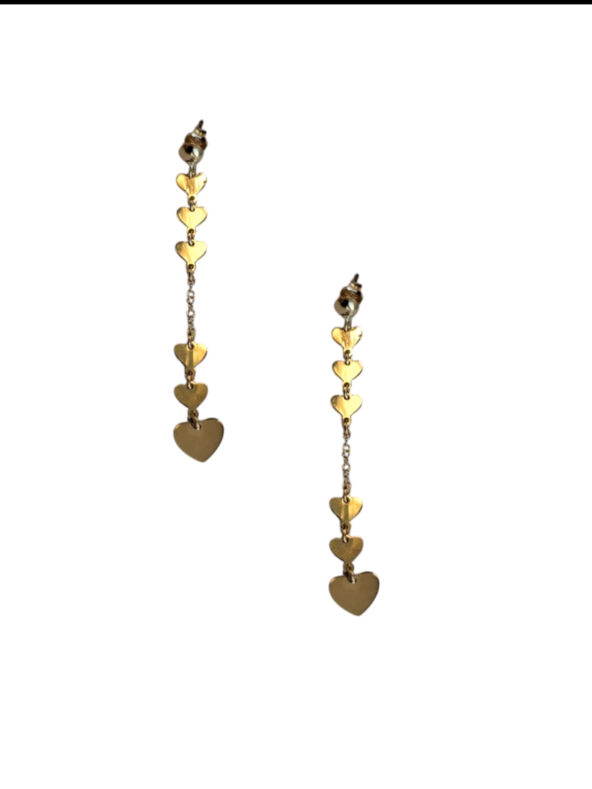 Aro en Oro Amarillo Italiano 18 Kilates Cupido Corazones