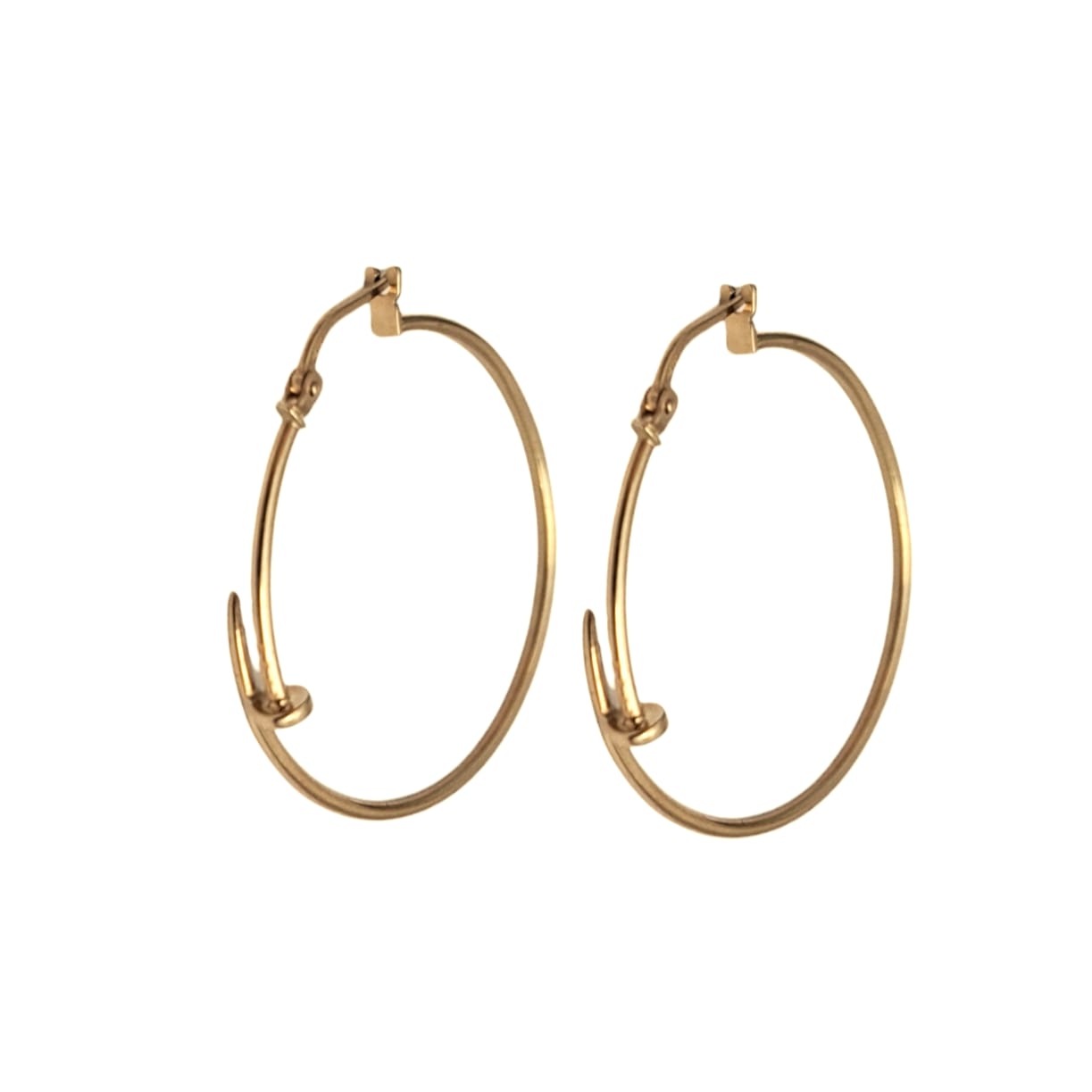 Aro en Oro Amarillo Italiano 18 Kilates Argolla Clavo
