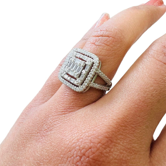 Anillo vintage escalados