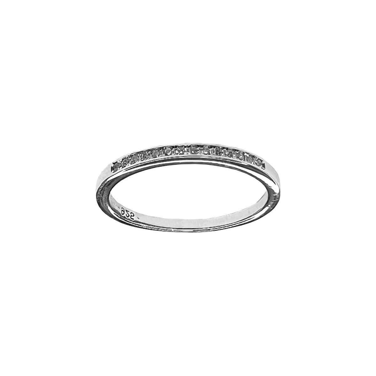 Anillo Cintillo en plata