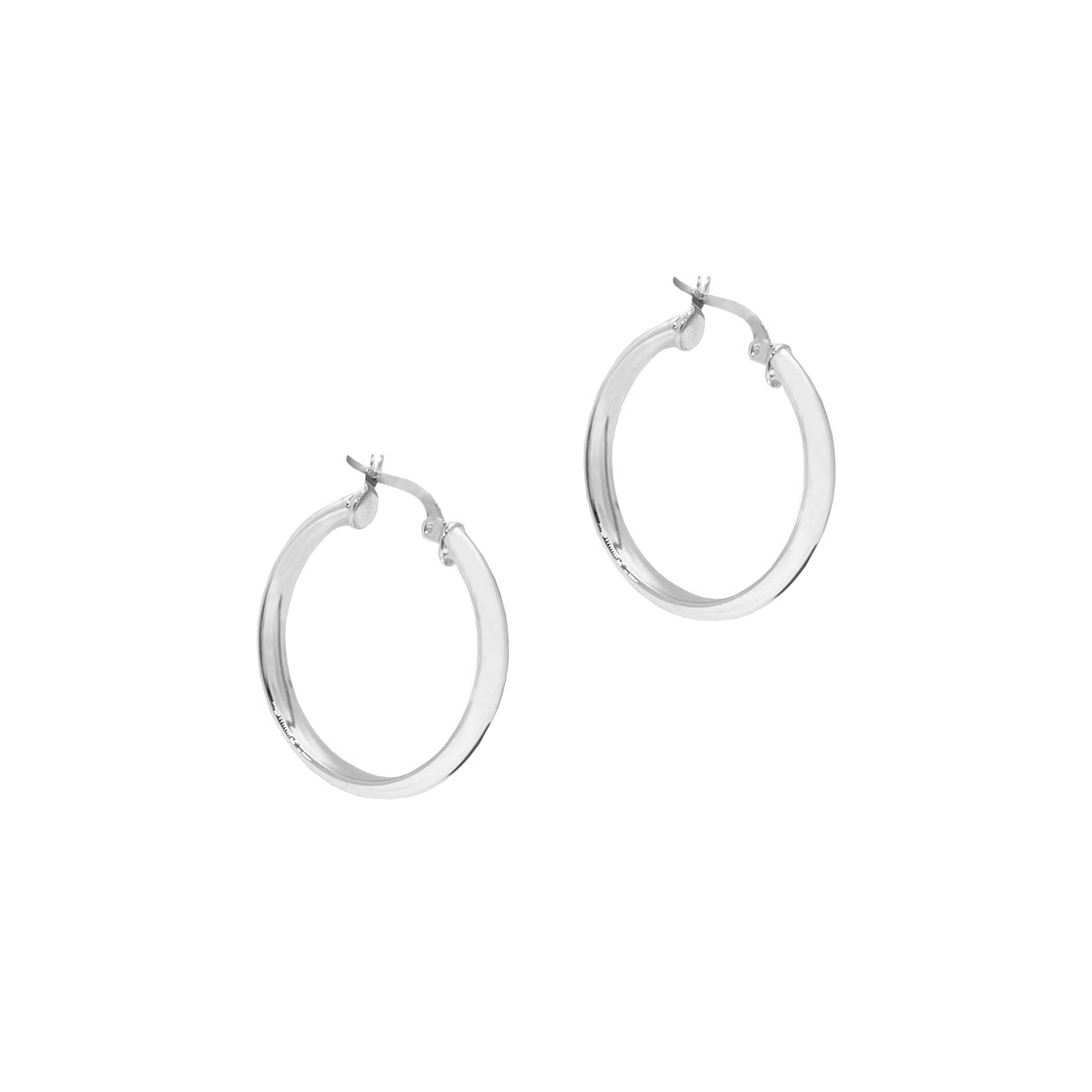 Aros argollas en Plata