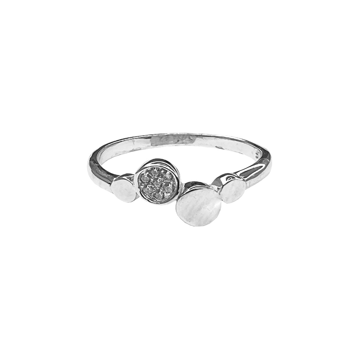 Anillo Plata y Zircones