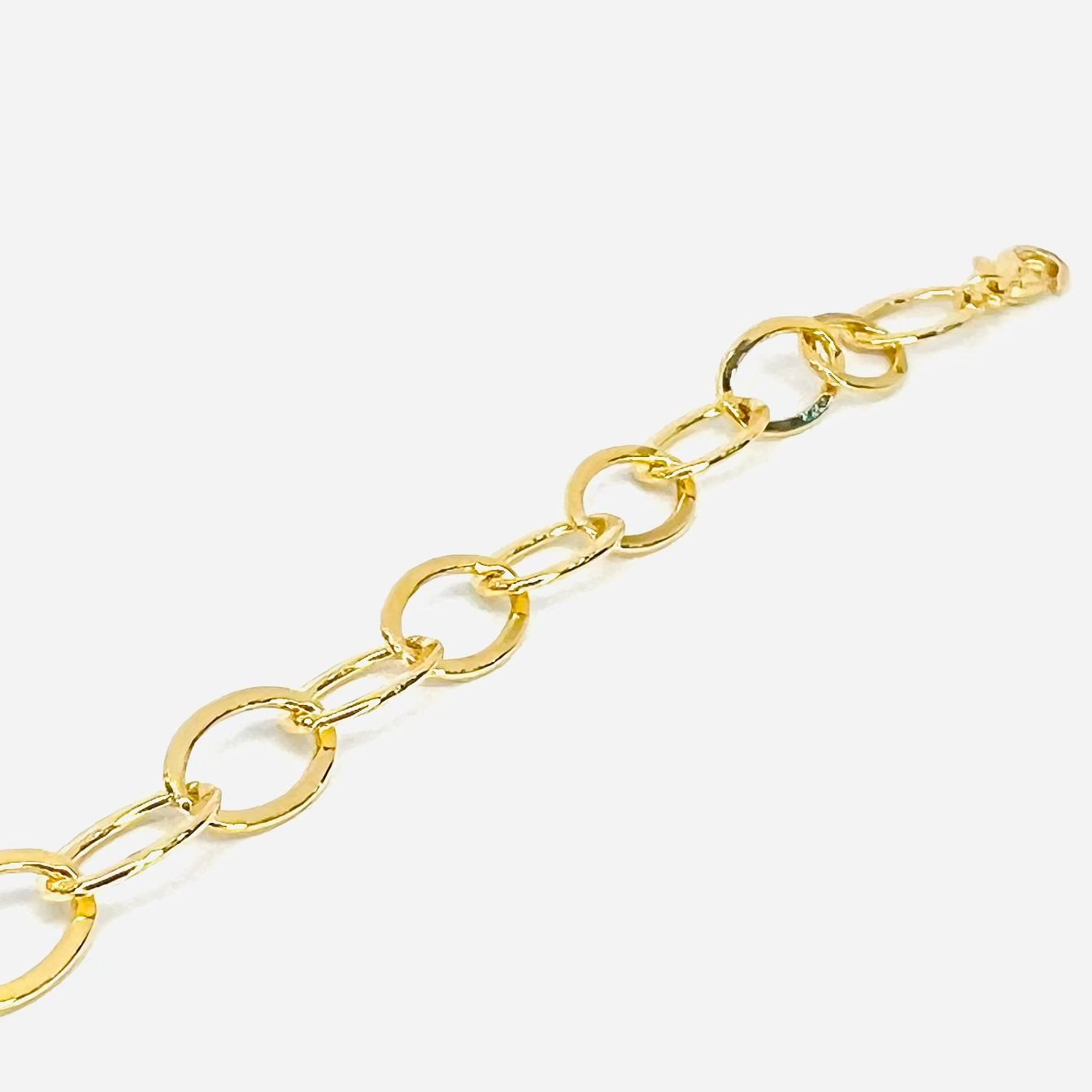 Pulsera eslabones baño de oro