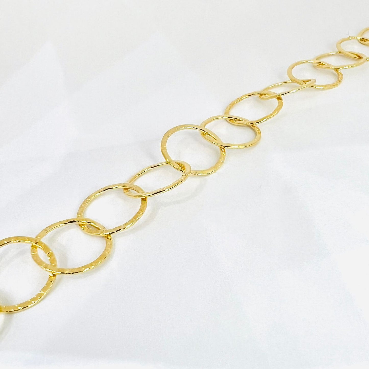 Pulsera eslabones baño de oro