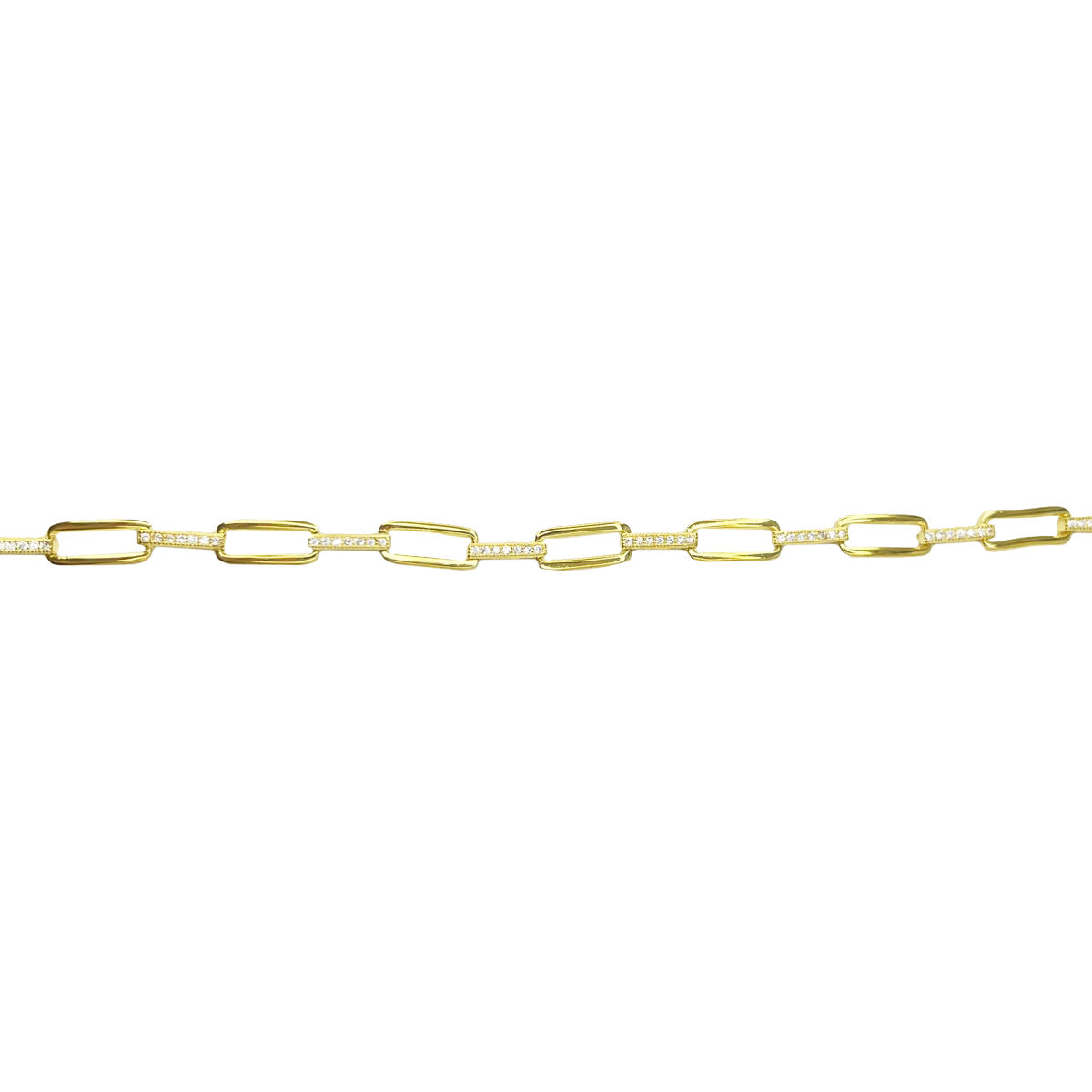Pulsera en plata eslabones