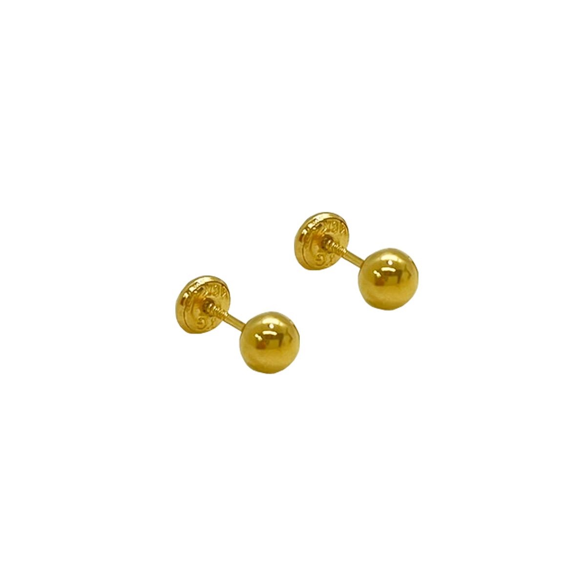Aros oro amarillo