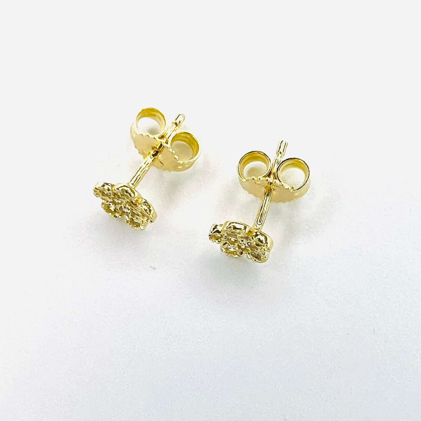Aro Oro 18k, Flor, Zirconitas blancas