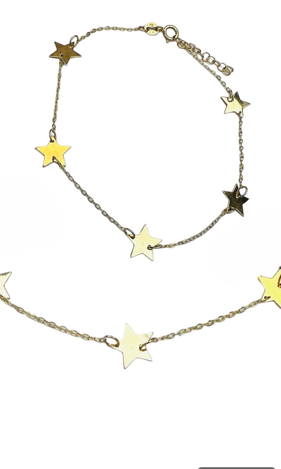 Pulsera Oro 18 kilates, estrellas