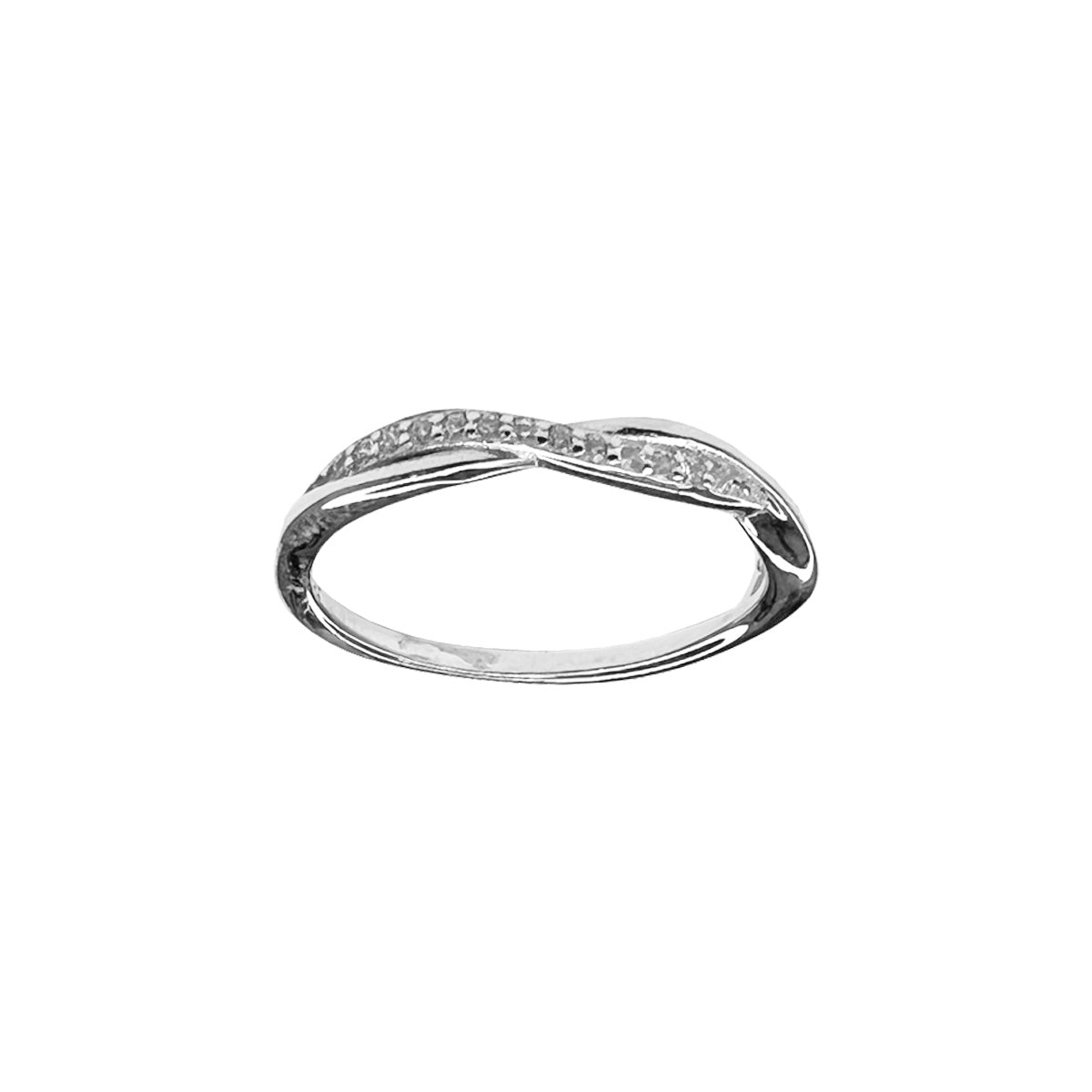 Anillo cintillo en plata