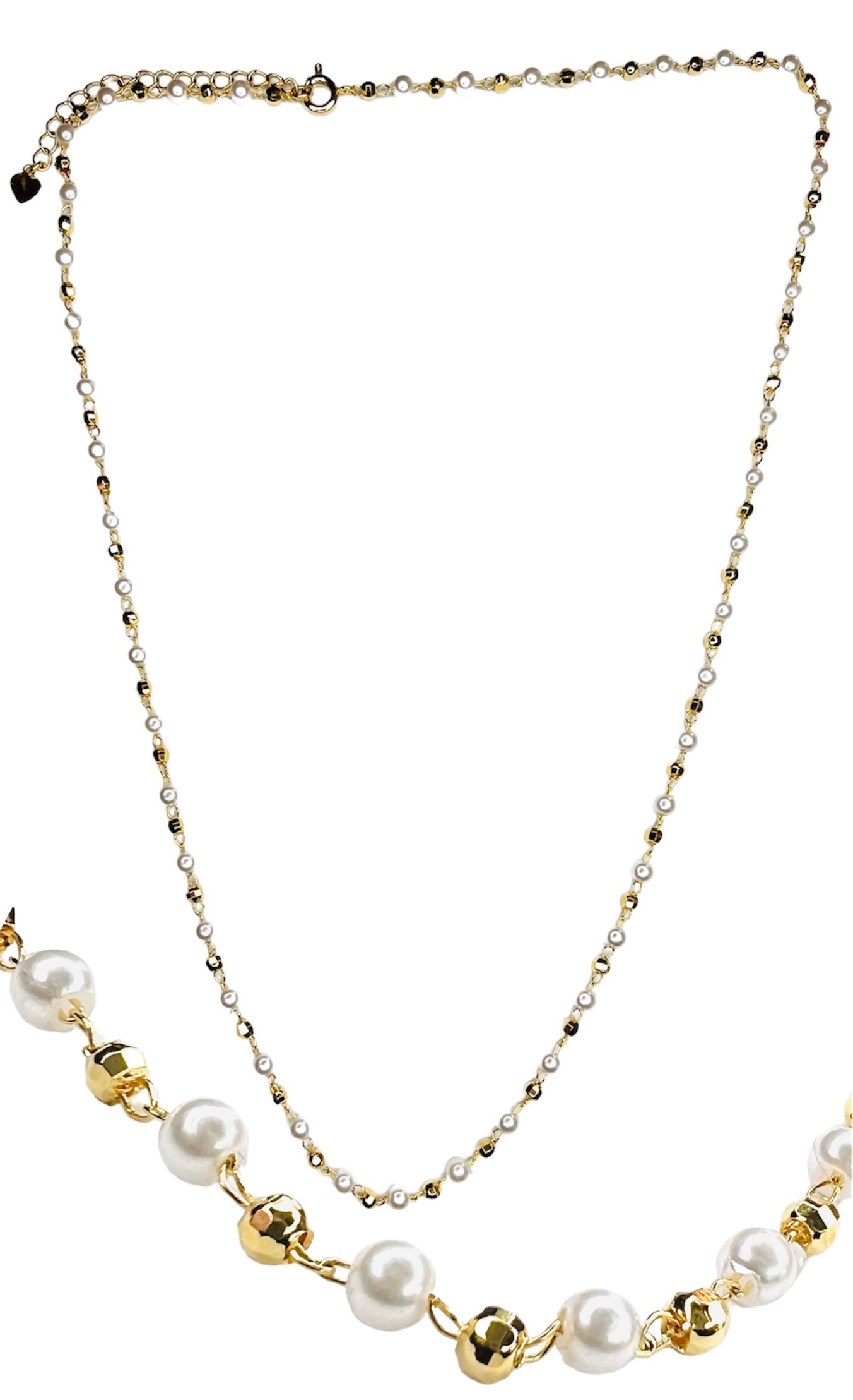 Collar Perlas , Bolitas de fuego