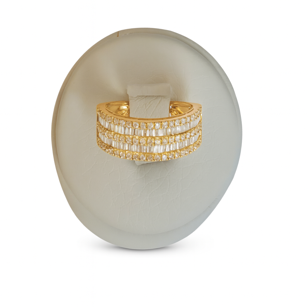 Anillo Oro 18 Kilates Reflejo Diamantino