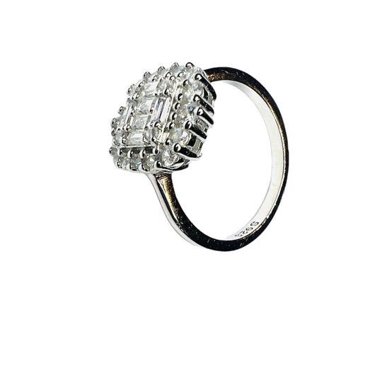 Anillo vintage rectangular