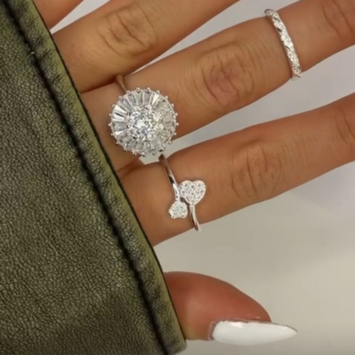 Anillo dos corazones