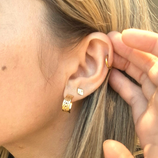 Aro Oro 18 kilates Media Argolla