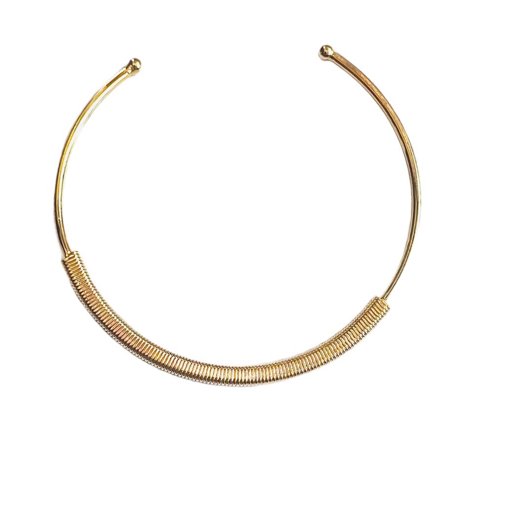 Pulsera esclava baño de oro