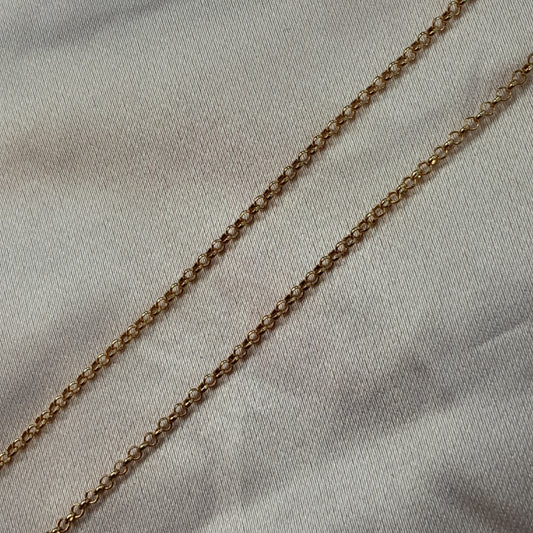 Cadena rolo en oro amarillo