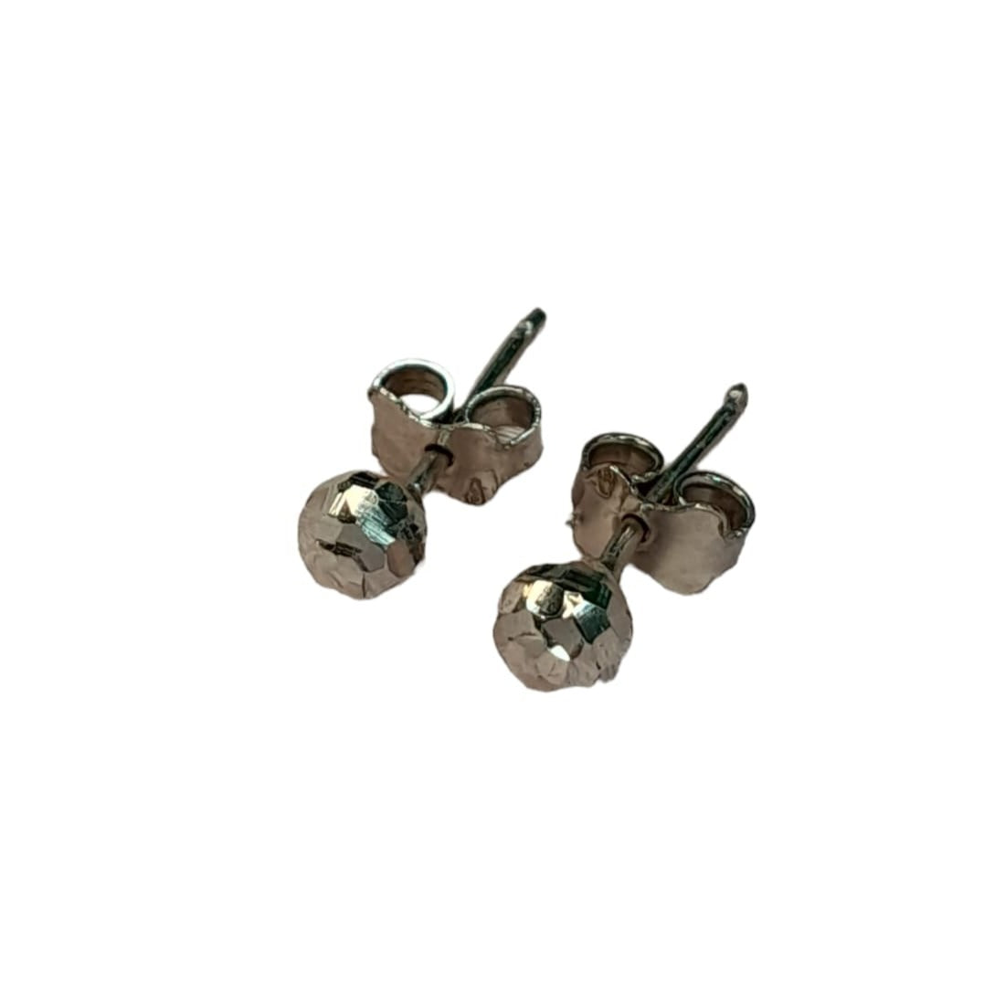 Aros oro blanco
