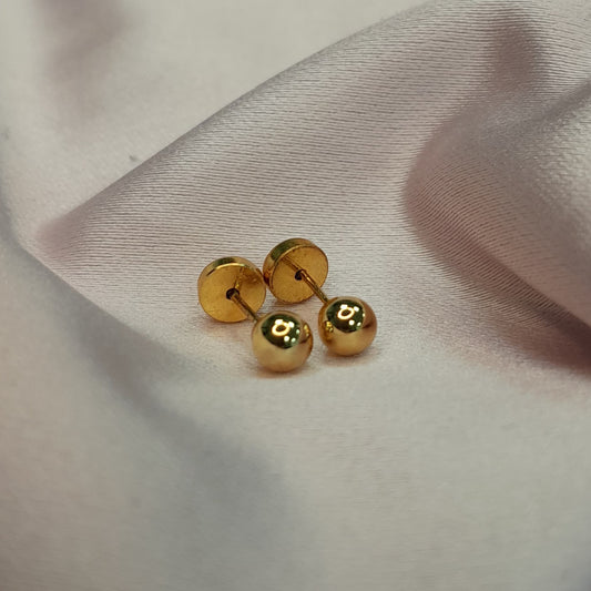 Aros abridor Bolita en Oro Amarillo