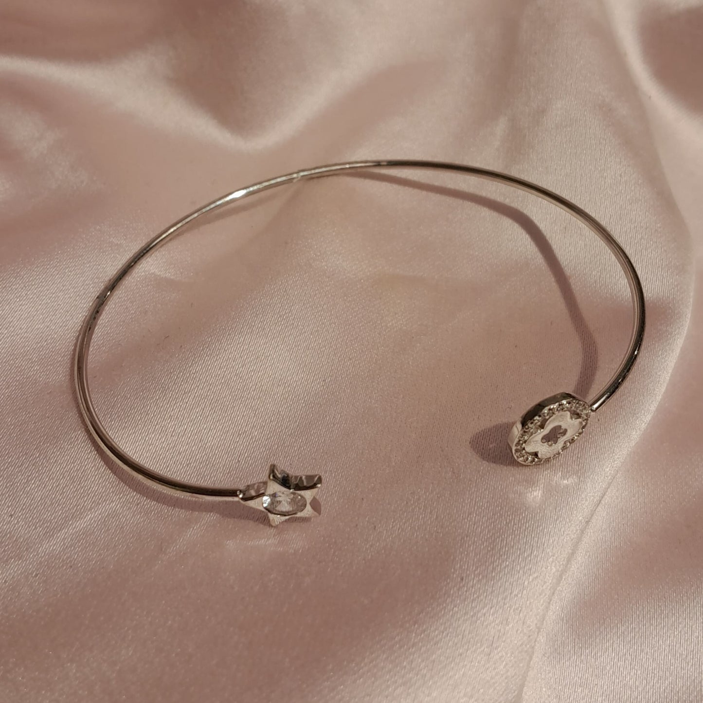 Pulsera esclava en plata