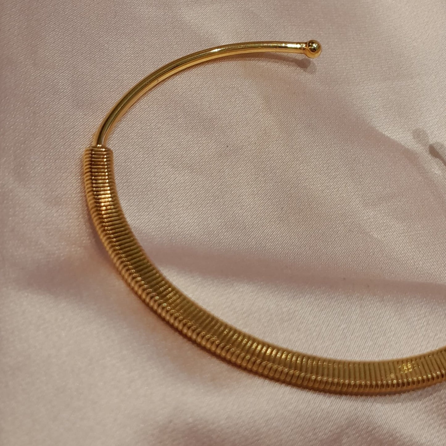 Pulsera esclava baño de oro