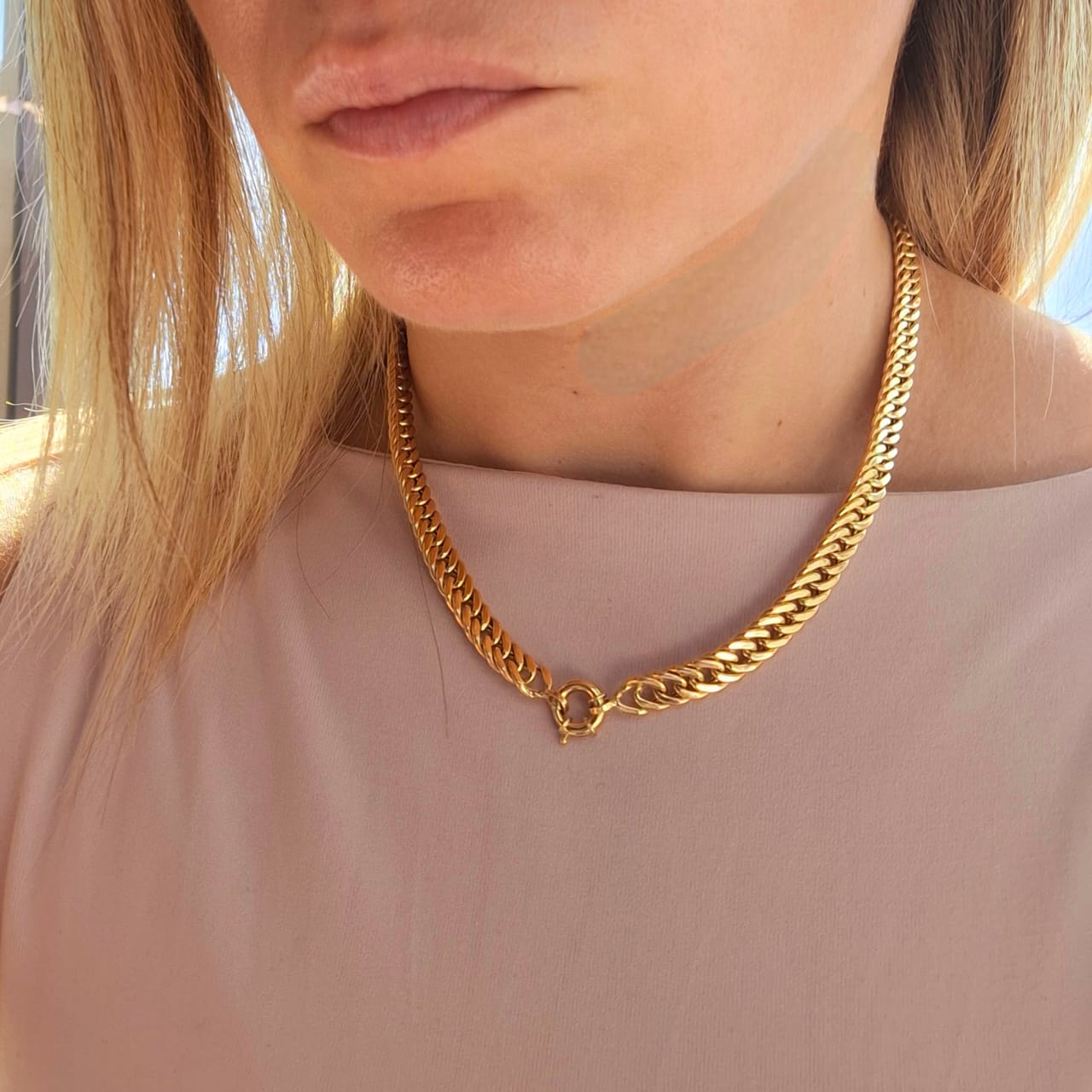 Collar Oro Cadena gruesa