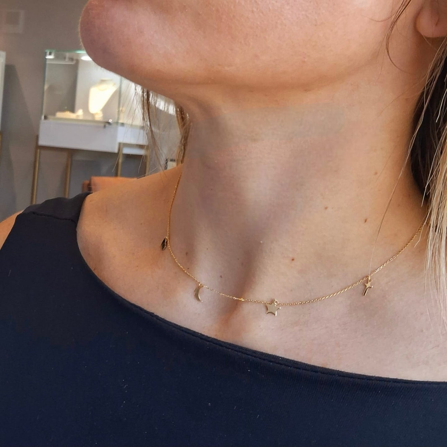 Collar Oro 18 Kilates Figuras