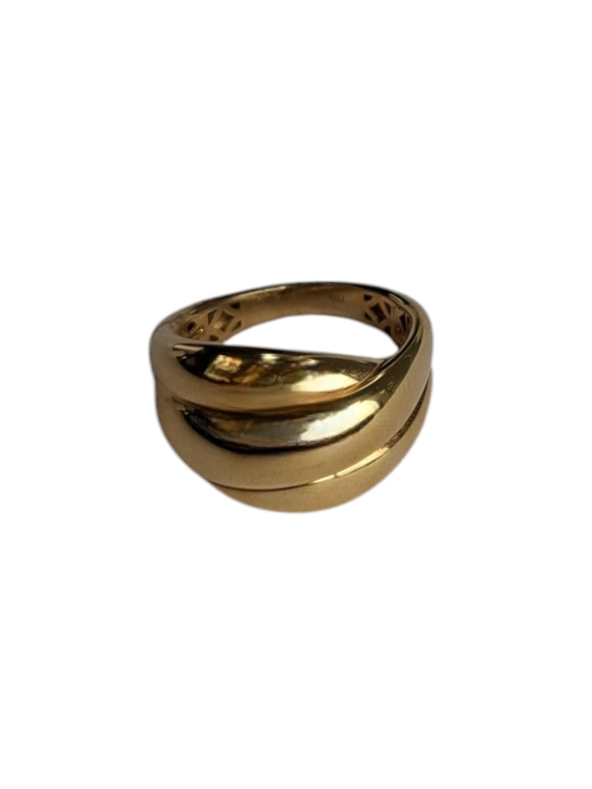 Anillo en Oro Amarillo Italiano 18 Kilates Tesoro Divino