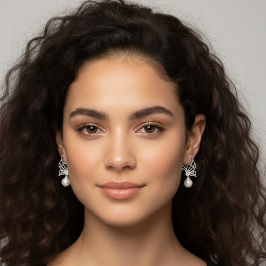 AROS MARIPOSA PERLADA