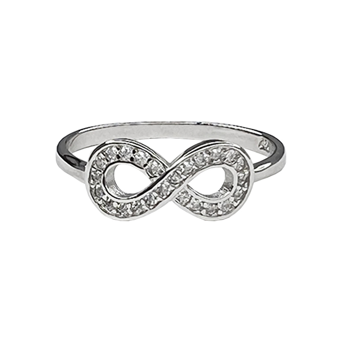 Anillo de infinito en plata