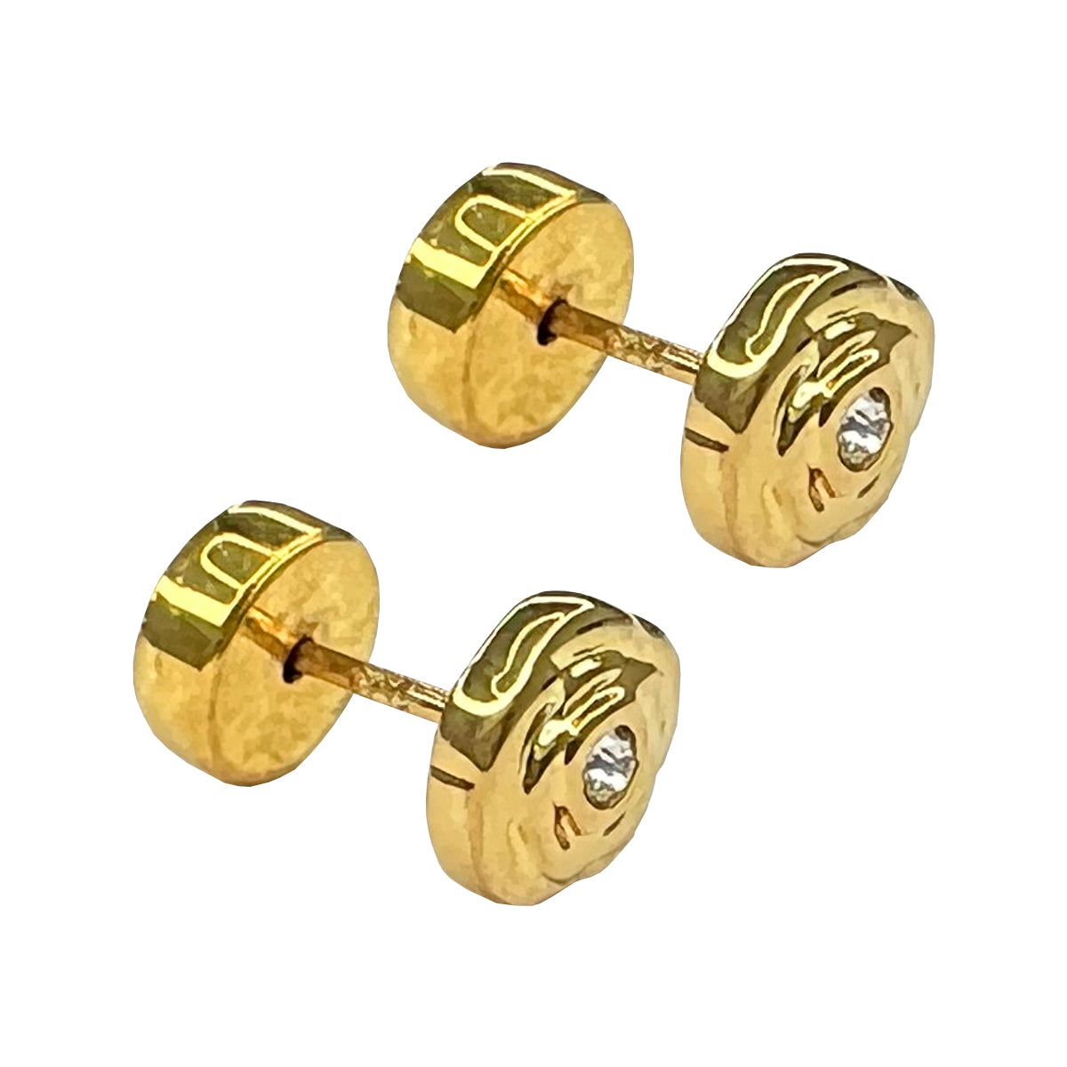 Aros abridor rosita en oro