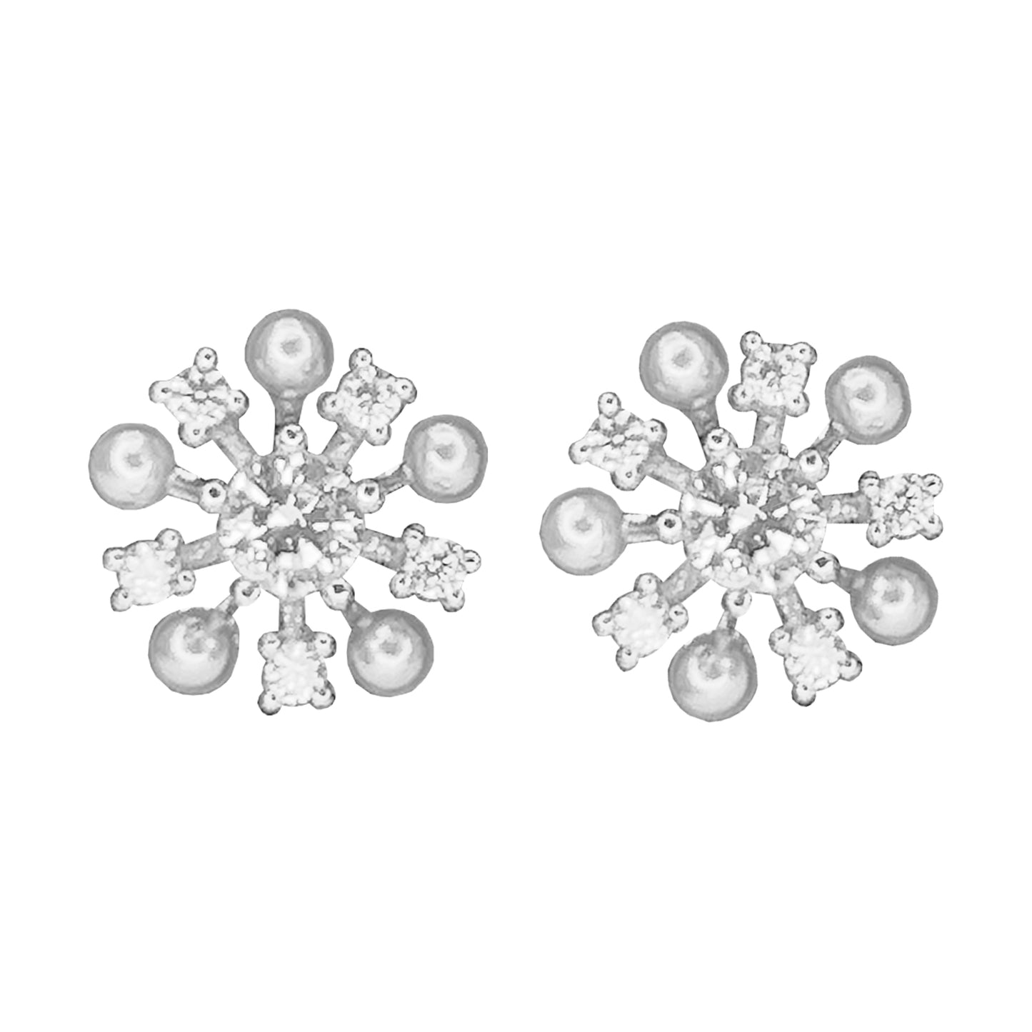 Aros Plata Flor