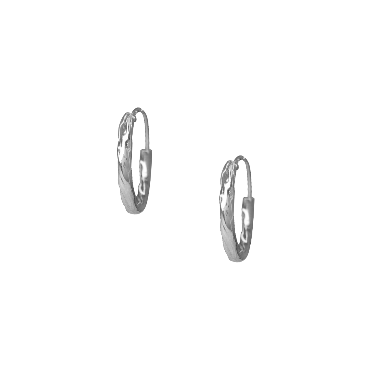 Aros argollas en plata