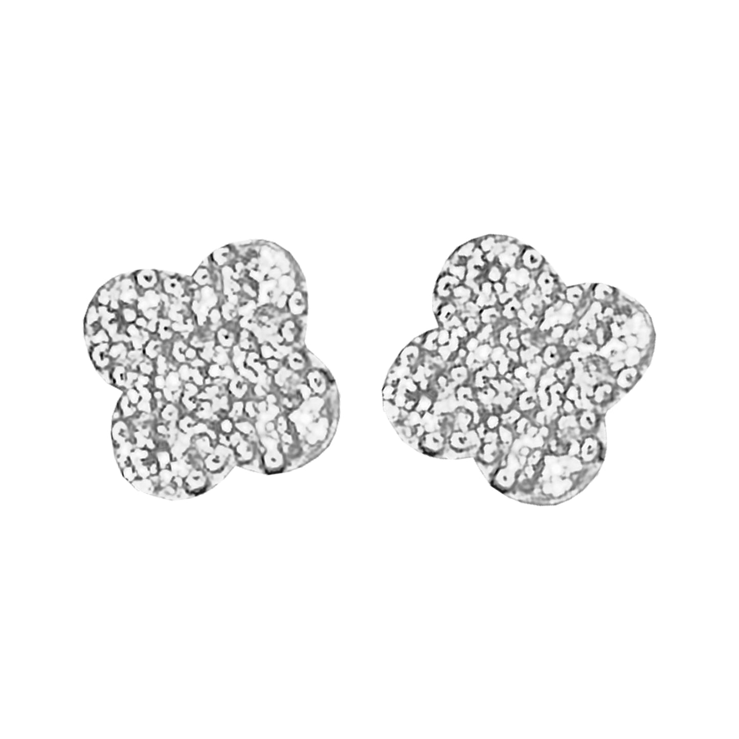 Aros Plata Flor