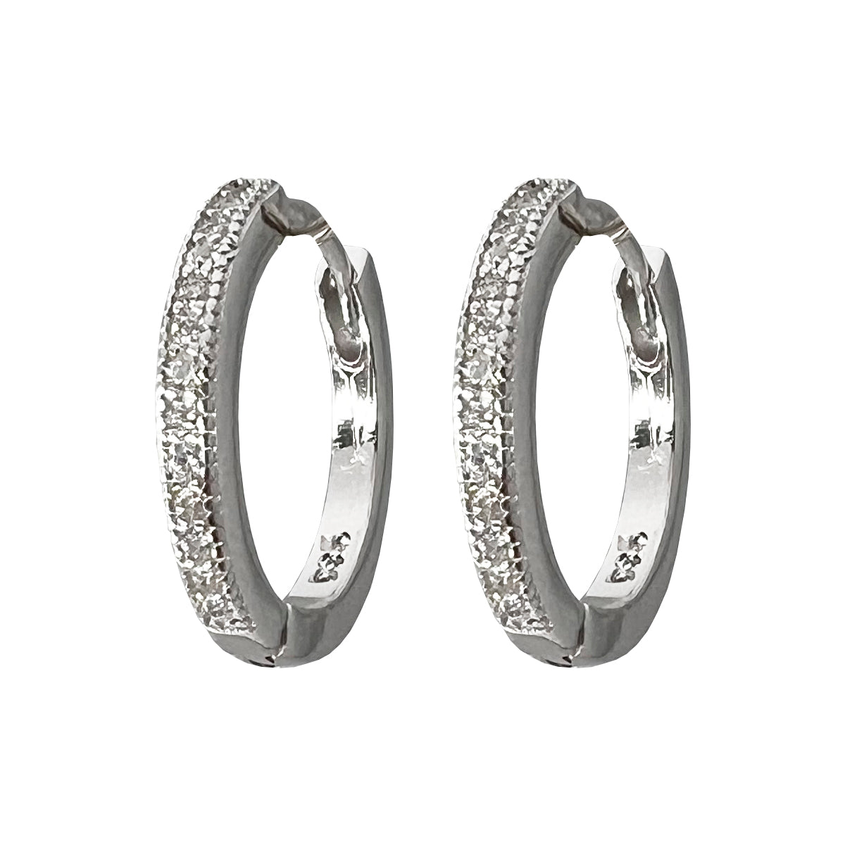 Aros argollas en Plata