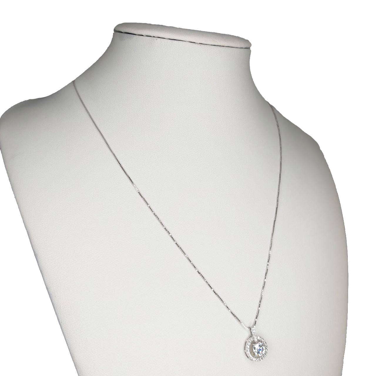 Collar en plata Punto de luz