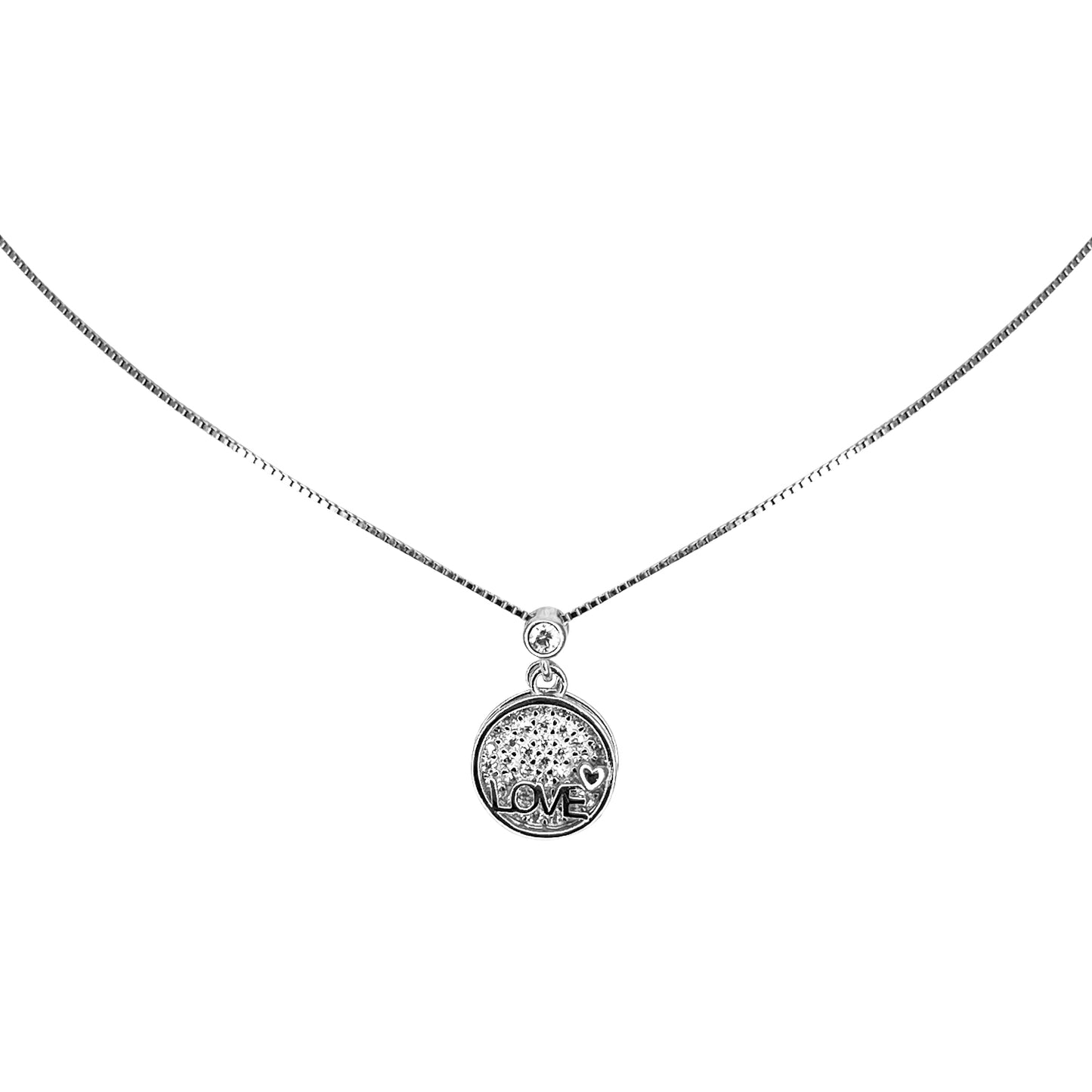 Conjunto collar/aros de plata