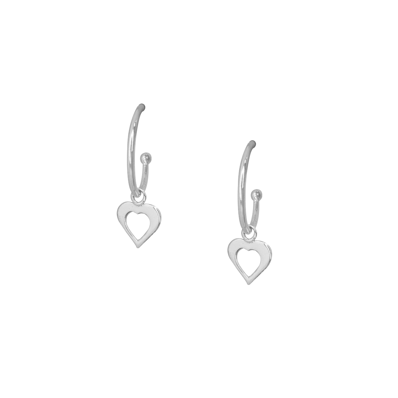 Aros argollas en plata
