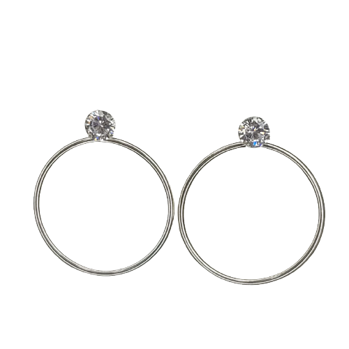 Aros argollas en plata