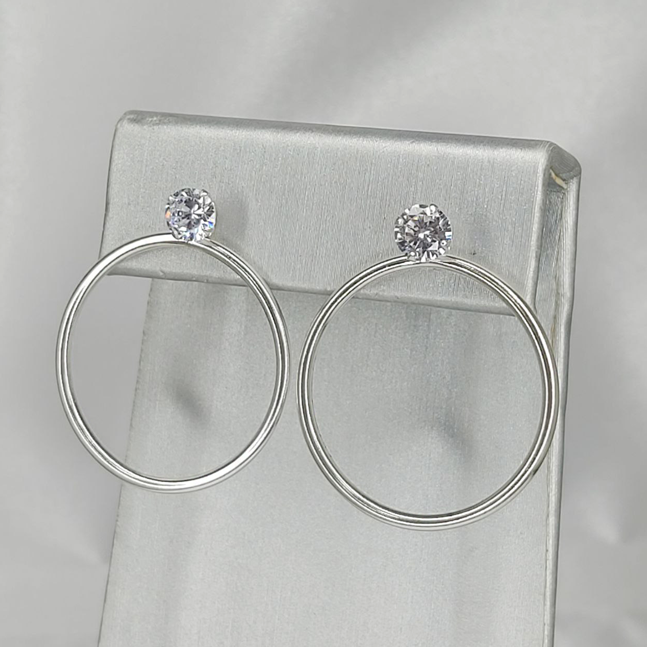 Aros argollas en plata