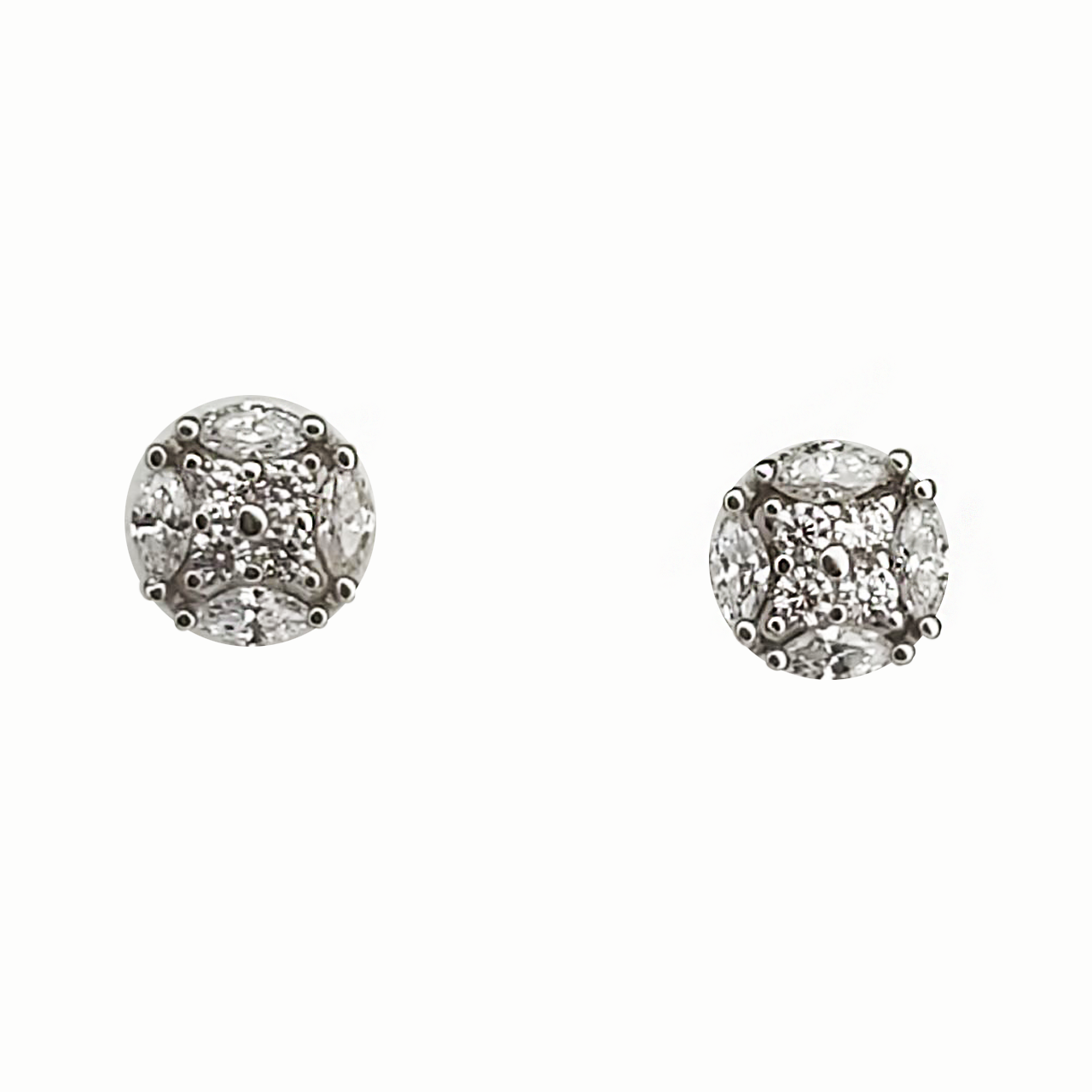 Aros Plata con zircones