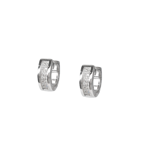 Conjunto de collar/aros argollas en Plata