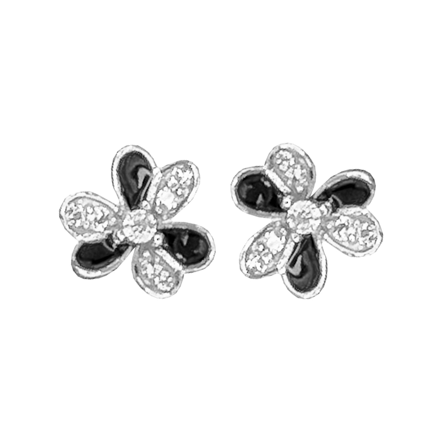 Aros Plata Flor
