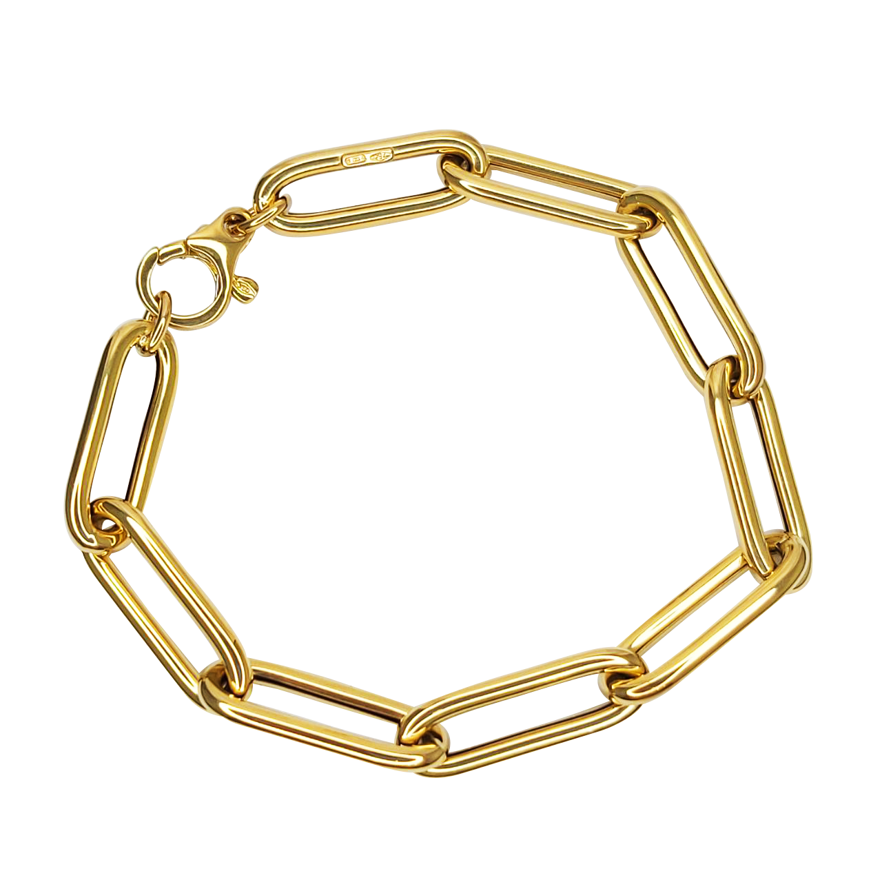 Pulsera Eslabones Oro Amarillo